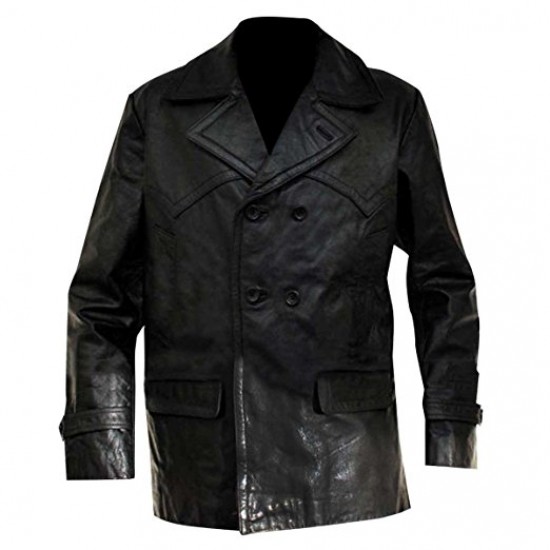 Christopher Eccleston Ninth Doctor Who Black Jacket