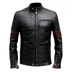 Fight Club Hybrid Mayhem Black Men's Retro Faux Leather Jacket 