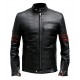 Fight Club Hybrid Mayhem Black Men's Retro Faux Leather Jacket 