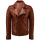 Men's Brando Brown Leather Jacket - Brown Brando Jacket