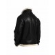 Men's Fur Hooded Black Leather Jacket - B3 Aviator Pilot Jacket Men's Fur Hooded Black Leather Jacket - B3 Aviator Pilot Jacket
