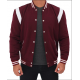 Mens Maroon Varsity Jacket | Baseball Letterman Jacket Mens Maroon Varsity Jacket | Baseball Letterman Jacket