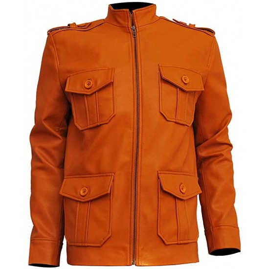 Clark Chester Camel Vintage Leather Jacket