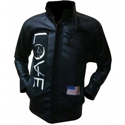 Love Angels & Airwaves Tom Delogne Black Leather Jacket