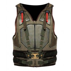 Dark Knight Rises Bane Military Cosplay Leather Vest