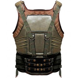 Dark Knight Rises Bane Military Cosplay Leather Vest
