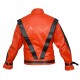 MJ Thriller Red Classic Leather Jacket