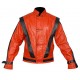 MJ Thriller Red Classic Leather Jacket