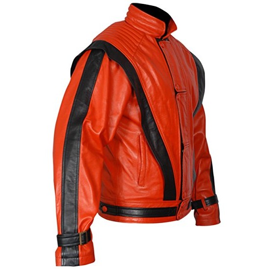 MJ Thriller Red Classic Leather Jacket