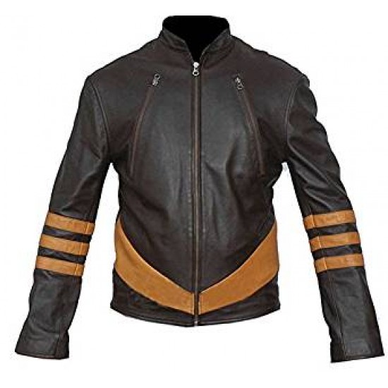 X-Men Wolverine Hugh Jackman Leather Jacket