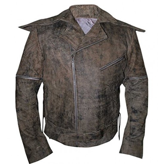 Mad Max Fury Road Tom Hardy Distressed Brown Jacket