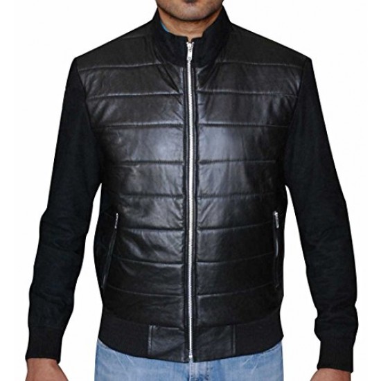 James Bond Spectre Daniel Craig Black Bomber Jacket