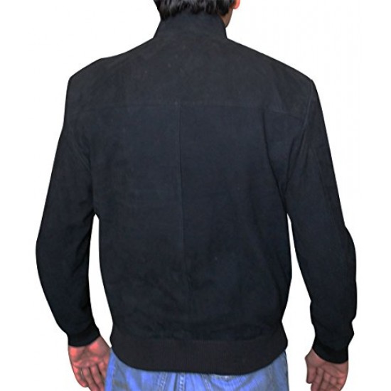 James Bond Spectre Daniel Craig Black Bomber Jacket