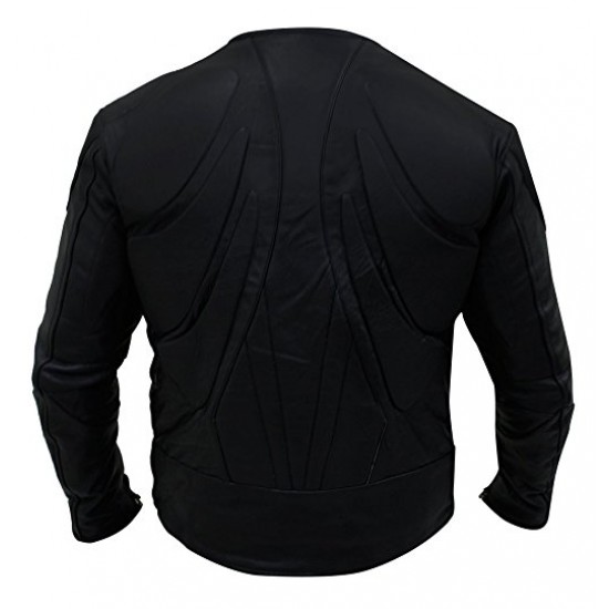 Dawn of Justice Batman Black Costume Leather Jacket