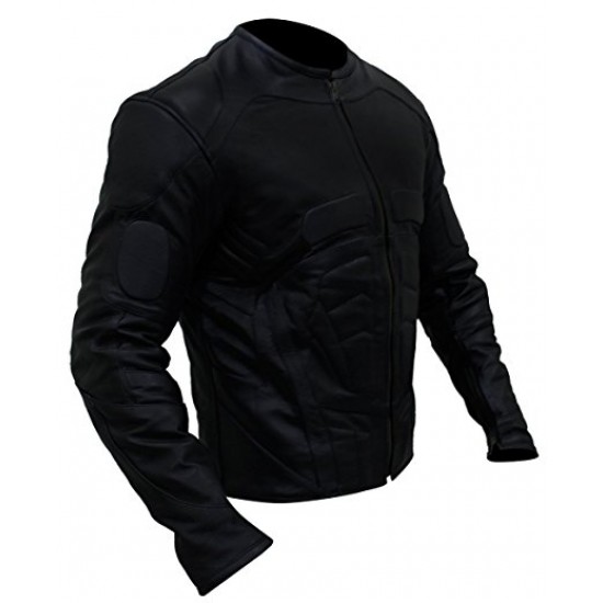 Dawn of Justice Batman Black Costume Leather Jacket