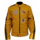 Kill Bill Yellow Motorcycle Leather Jacket
