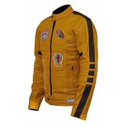 Kill Bill Yellow Motorcycle Leather Jacket