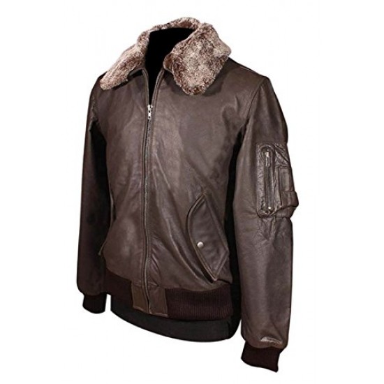 Vintage A2 Flight Bomber Leather Jacket