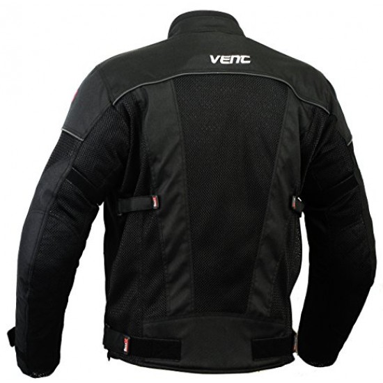 Air-Vent Gear X Motorbike Protective Black Jacket