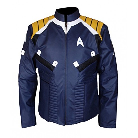 Star Trek Beyond Chris Pine Blue Costume Jacket