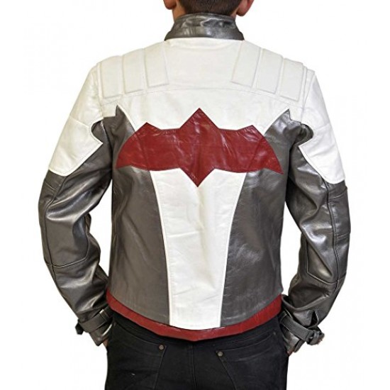 Jason Todd Batman Arkham Knight Red Hood Faux Costume Jacket
