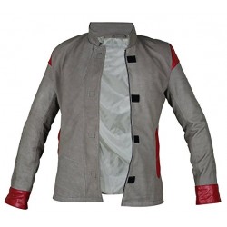 Star Wars Force Awakens Finn Women Beige Leather Jacket