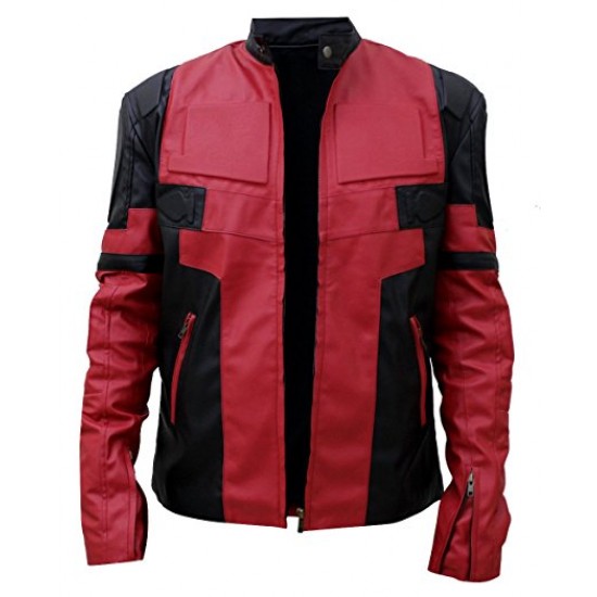Ryan Reynolds Deadpool Wade Wilson Costume Leather Jacket