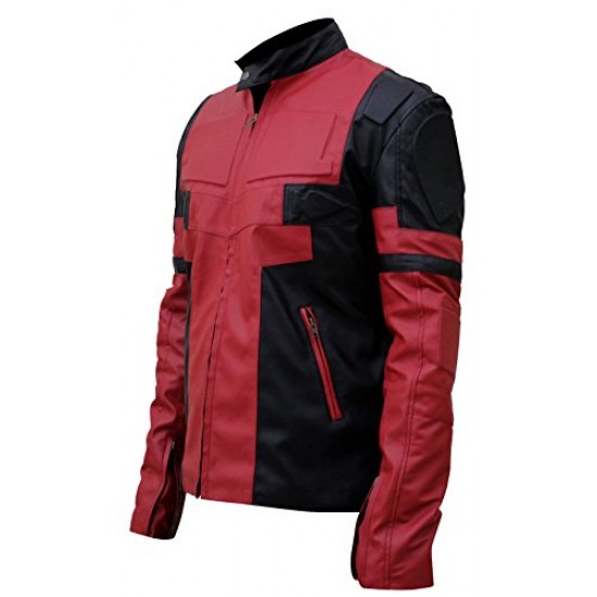 Ryan Reynolds Deadpool Wade Wilson Costume Leather Jacket