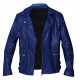 30 Seconds to Mars Jared Leto Blue Leather Jacket 30 Seconds to Mars Jared Leto Blue Leather Jacket