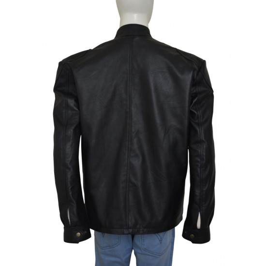 24: Live Another Day Jack Bauer Black Leather Jacket 24: Live Another Day Jack Bauer Black Leather Jacket