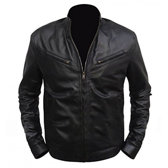 Fast and Furious 6 Vin Diesel Black Leather Jacket