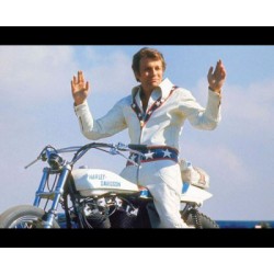 Evel Knievel Tribute White American Motorcycle Jacket Costume Evel Knievel Tribute White American Motorcycle Jacket Costume