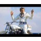 Evel Knievel Tribute White American Motorcycle Jacket Costume