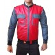 Marty McFly Back to the Future 2 Bomber Faux Leather Jacket Marty McFly Back to the Future 2 Bomber Faux Leather Jacket