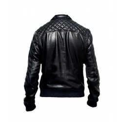 A-Trak (Alain Macklovitch) DJ Black Quilted Leather Jacket