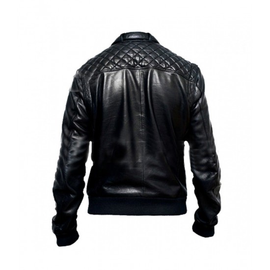 A-Trak (Alain Macklovitch) DJ Black Quilted Leather Jacket A-Trak (Alain Macklovitch) DJ Black Quilted Leather Jacket