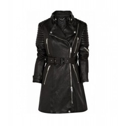 Designers Burberry Prorsum Quilted Trench Leather Coat