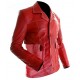 Fight Club Red Coat Leather Jacket