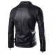 Men's Biker Black Faux Leather Jacket