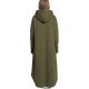 Asymmetric Maxi Hoodie | Longline Hooded Sweatshirt with Kangaroo Pocket 