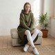 Asymmetric Maxi Hoodie | Longline Hooded Sweatshirt with Kangaroo Pocket 