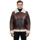B3 Bomber Men's Dark Brown Real Leather Jacket B3 Bomber Men's Dark Brown Real Leather Jacket