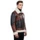 B3 Bomber Men's Dark Brown Real Leather Jacket B3 Bomber Men's Dark Brown Real Leather Jacket