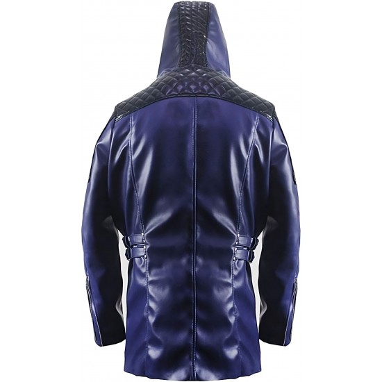 Mens DMC Ner-o Cosplay Costume Leather Coat Jacket 
