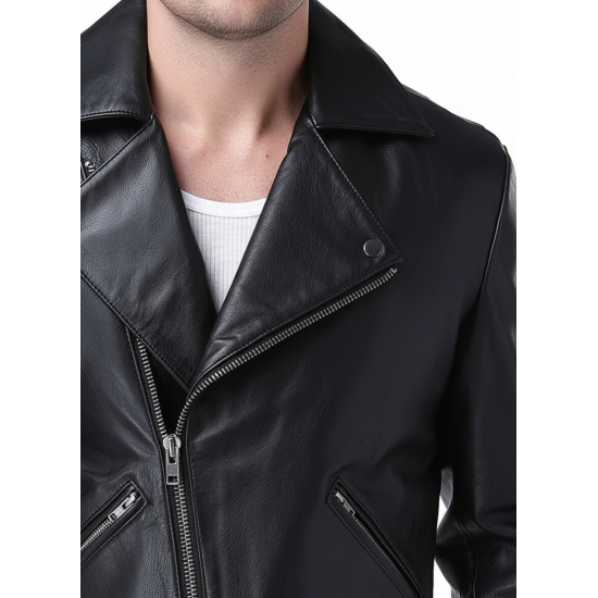 Ghost Rider Nicolas Cage (Johnny Blaze) Black Biker Jacket