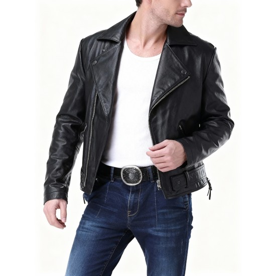 Ghost Rider Nicolas Cage (Johnny Blaze) Black Biker Jacket