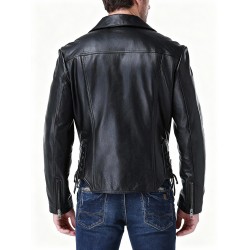 Ghost Rider Nicolas Cage (Johnny Blaze) Black Biker Jacket