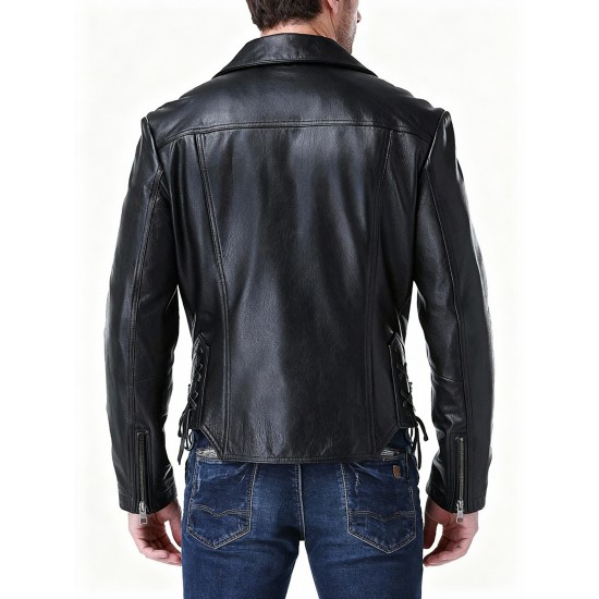 Ghost Rider Nicolas Cage (Johnny Blaze) Black Biker Jacket