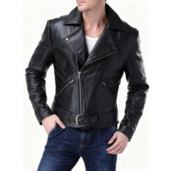Ghost Rider Nicolas Cage (Johnny Blaze) Black Biker Jacket