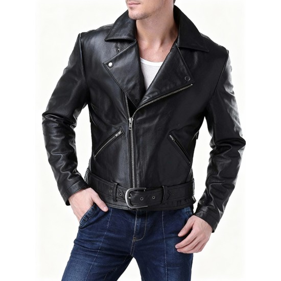 Ghost Rider Nicolas Cage (Johnny Blaze) Black Biker Jacket